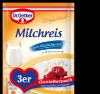 DR. OETKER Süße Mahlzeit 1.99 €