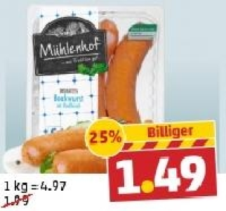 M&Uuml;HLENHOF Delikatess Bockwurst 1.49&nbsp;&euro;