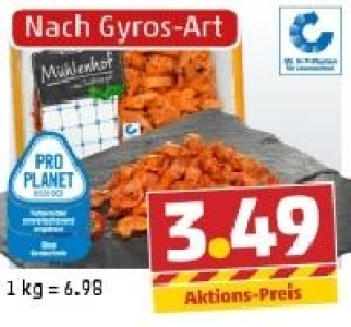 MÜHLENHOF Frisches Hähnchen-Geschnetzeltes 3.49 €