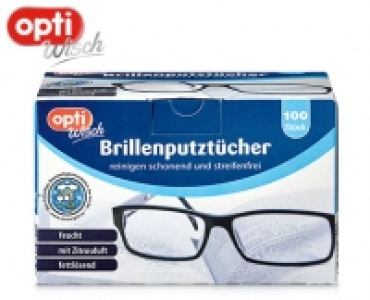 Aldi Süd  optiWisch Brillenputztücher