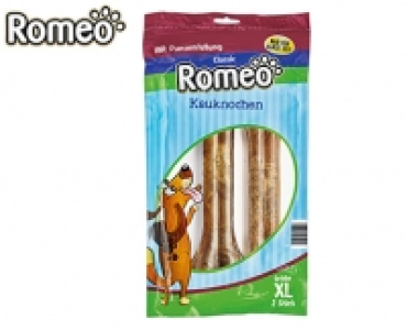 Aldi Süd  Romeo Classic Kauknochen mit Pansenfüllung