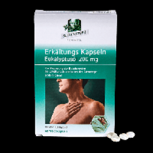 Erkältungs Kapseln Eukalyptusöl 200 mg 2.99 €