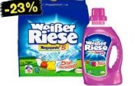 Weißer Riese Waschmittel 2.49 €