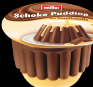MÜLLER Pudding mit Soße 0.85 €