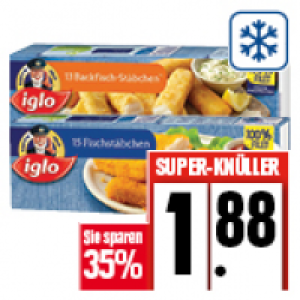 iglo 15 Fischstäbchen 1.88 €