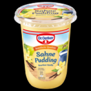 Dr. Oetker Sahnepudding Vanille oder Rote Grütze