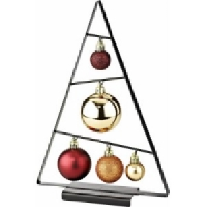 Metallbaum mit Kugeln