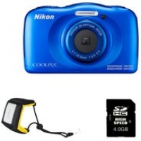 Euronics Nikon Coolpix W100 Sports Kit Digitalkamera blau