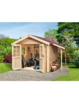 Sparset: Gartenhaus Jens Gr. 3, Gesamtmaß (BxT): 466x360 cm, Inkl. Anb 1,549.99 €