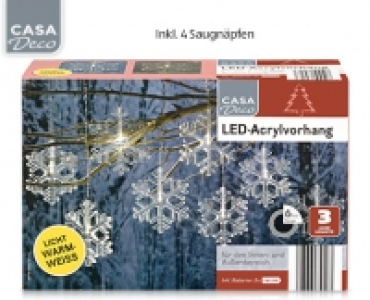CASA Deco LED-Acrylvorhang