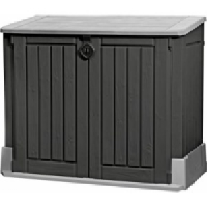 Gartenbox / M&uuml;lltonnenbox 2 x 120 l inkl. Bodenplatte