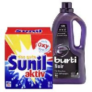 Sunil Waschmittel oder Burti Feinwaschmittel 2.49 €