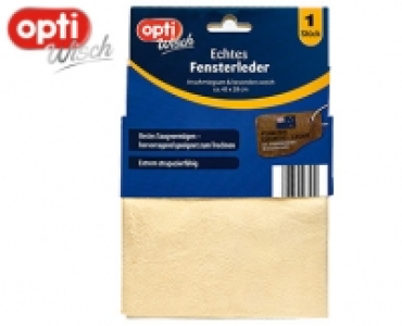 optiWisch Echtes Fensterleder