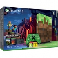 Euronics Microsoft Xbox One S Konsole (1TB) Minecraft Limited Edition