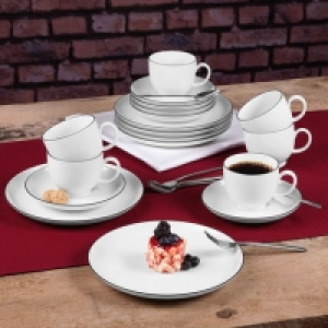 Seltmann Weiden Porzellan Kaffee-Set LIDO , 18-teilig