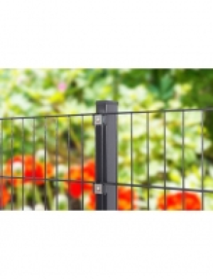 Zaun Einzelstabmatte Breite: 200 cm anthrazit