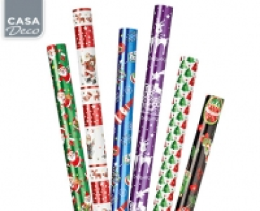 CASA Deco Weihnachts-Geschenkpapier