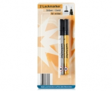 Lack-Marker, 2 Stück