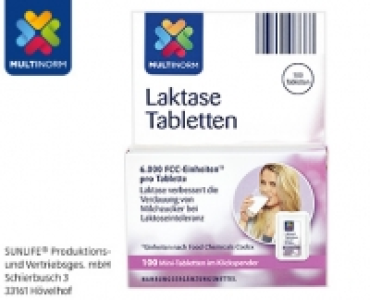 MULTINORM Laktase Tabletten