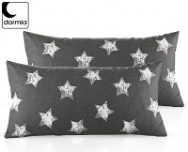 dormia Flanell-Kissenbez&uuml;ge, 2 St&uuml;ck