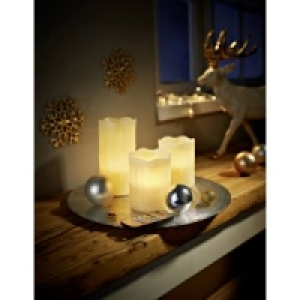 LED Echtwachskerze 3er Set 14.99 €