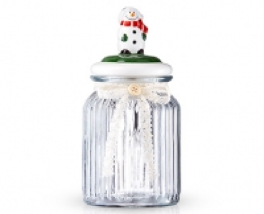 Weihnachtliches Vorratsglas