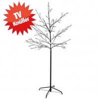 Roller  LED-Baum - mit Blüten - warmweiß - 150 cm