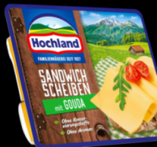HOCHLAND Sandwich Käsescheiben 1.49 €