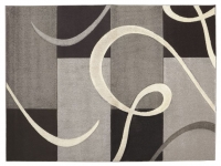 Lidl  MERADISO® Teppich Carving, 170 x 230 cm, schwarz / grau / weiß