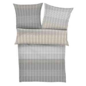 Bugatti Satin-Bettw&auml;sche 135x200 cm, taupe