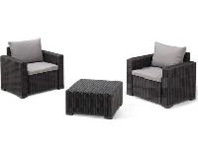 Allibert Loungeset California anthrazit