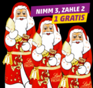 LINDT Weihnachtsmänner 4.66 €