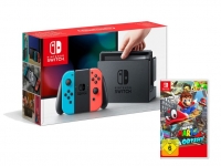 Lidl  Nintendo Switch Neon-Rot/Neon-Blau mit Super Mario Odyssey