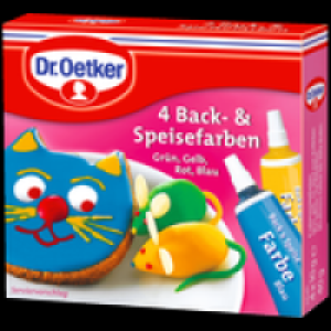 Dr. Oetker 4 Back- und Speisefarben