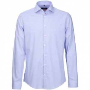 Seidensticker Herren Businesshemd, 1/1 Arm, Slim Fit, Haifisch