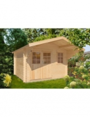 Gartenhaus Lillevilla 265, BxT: 300x300 cm, 28 mm, natur