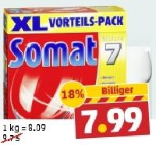 SOMAT 7 Geschirrsp&uuml;lmaschinen-Tabs 7.99&nbsp;&euro;