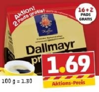 DALLMAYR Kaffee-Pads 1.69&nbsp;&euro;