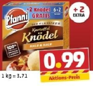 PFANNI Kartoffel Knödel 0.99 €