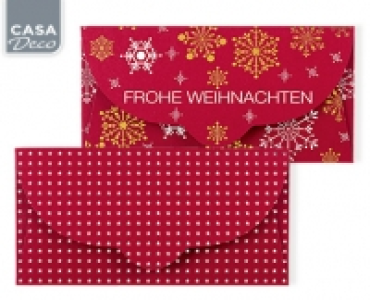 CASA Deco Wert- und Gutschein-Geschenk&shy;h&uuml;llen, 2er-Set