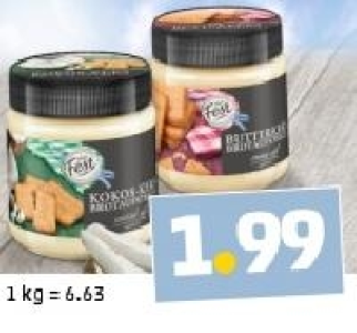 MEIN FEST Kokos- oder Butterkeks-Creme