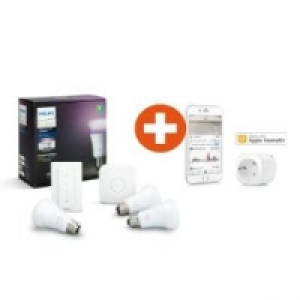 Philips Smart Light Philips Hue White and Color Ambiance E27 Starter Set + Elgato Eve Ener