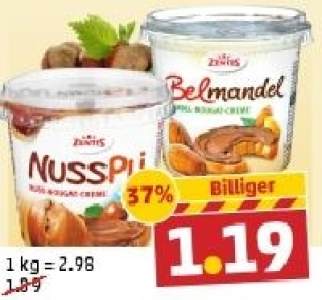 ZENTIS Nusspli oder Belmandel 1.19&nbsp;&euro;