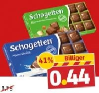 SCHOGETTEN Schokolade 0.44 €