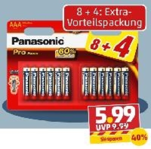PANASONIC Batterien PRO POWER