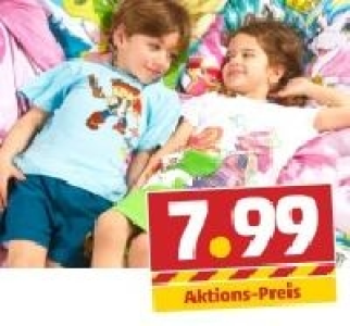 M&auml;dchen-Nachthemd o. Jungen-Shorty-Pyjama