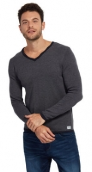Tom Tailor Pullover mit Struktur, knitted navy