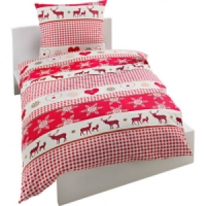 Time to relax Biber-Bettw&auml;sche Winteridyll, 135x200 cm 11.99&nbsp;&euro;