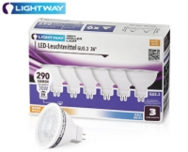 LIGHTWAY LED-Leuchtmittel, 6er-Sparpack
