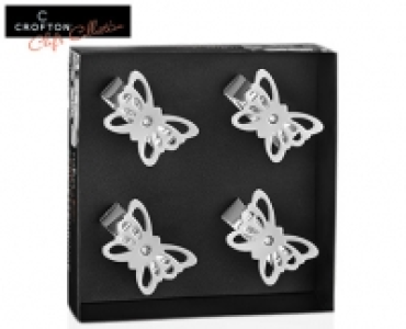 CROFTON® Chefs Collection 4 Serviettenringe